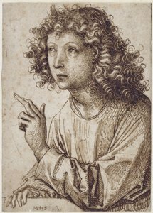 Anděl Zvěstování od Martin Schongauer