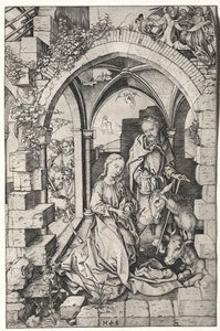 Život Panny: Narození Páně od Martin Schongauer