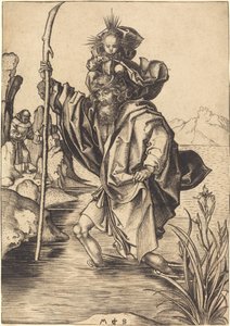 Svatý Kryštof od Martin Schongauer