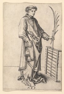 Saint Lawrence, ca. 1435-1491. od Martin Schongauer