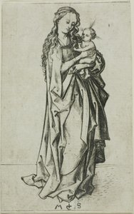Malá stojící Madona s dítětem od Martin Schongauer