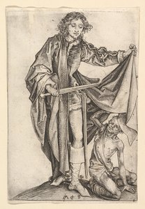 Svatý Martin, ca. 1435-1491. od Martin Schongauer