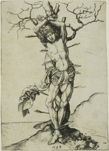 Svatý Šebestián od Martin Schongauer