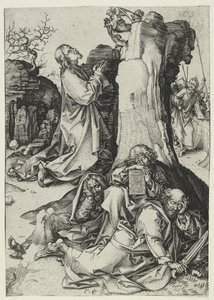 Agónie v zahradě (rytina) od Martin Schongauer