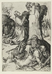 Agónie v zahradě, konec 15. století od Martin Schongauer