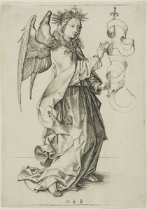 Anděl zvěstování od Martin Schongauer