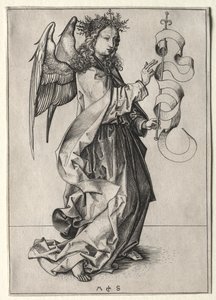 Anděl zvěstování . od Martin Schongauer