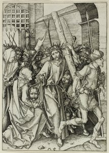 Nesení kříže, z Umučení od Martin Schongauer
