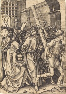 Nesení kříže se svatou Veronikou od Martin Schongauer