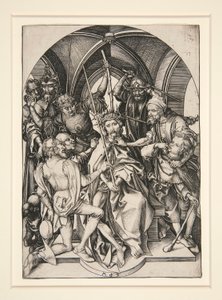 Korunování trním ze série The Passion od Martin Schongauer