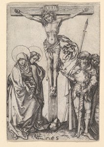 Ukřižování, ca. 1435-1491. od Martin Schongauer