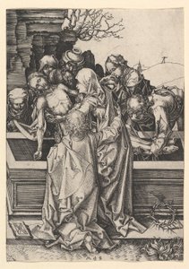 Pohřeb Krista, ca. 1435-1491. od Martin Schongauer