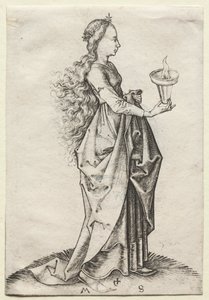 Pátá moudrá panna od Martin Schongauer