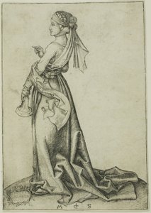 První pošetilá panna od Martin Schongauer