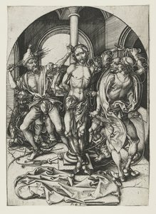 Bičování, konec 15. století od Martin Schongauer
