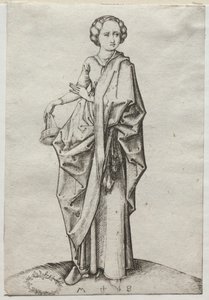 Čtvrtá z pošetilých panen od Martin Schongauer