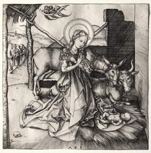 Život Kristův: Narození Páně od Martin Schongauer