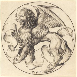 Lev svatého Marka od Martin Schongauer