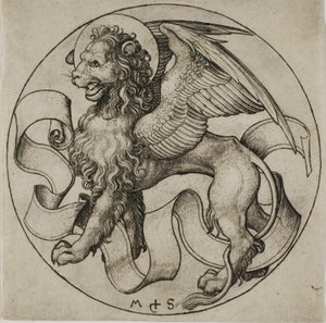 Lev svatého Marka od Martin Schongauer