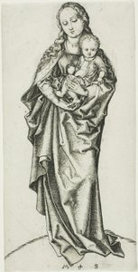 Madona a dítě s jablkem od Martin Schongauer