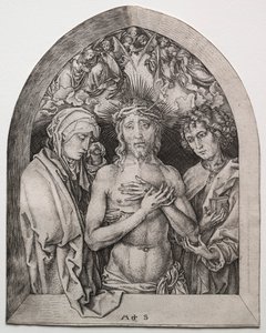 Muž smutku. od Martin Schongauer