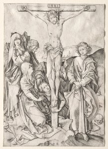 Umučení: Kristus na kříži od Martin Schongauer