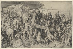 Cesta na Kalvárii od Martin Schongauer
