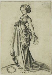 Druhá bláznivá panna od Martin Schongauer