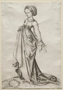Druhá z pošetilých panen. od Martin Schongauer