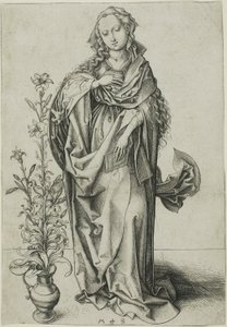 Panna zvěstování od Martin Schongauer