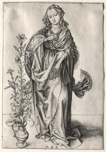 Panna zvěstování od Martin Schongauer