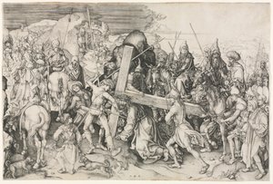 Nesení kříže. od Martin Schongauer