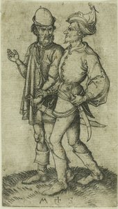 Dva Maurové v rozhovoru od Martin Schongauer