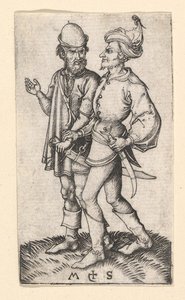 Dva Turci, ca. 1435-1491. od Martin Schongauer