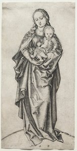 Panna a dítě. od Martin Schongauer