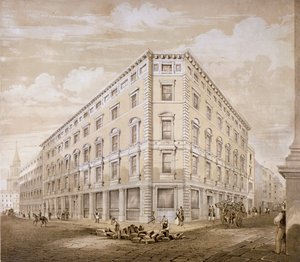 Gresham Street, City of London, 1840. od Martin and Hood