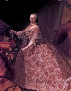 Německy: císařovna Marie Terezie Marie Terezie Rakouská ve věku 35 let