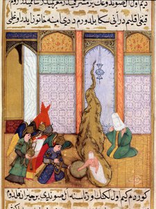 Narození proroka Mohameda Miniatura převzatá z „Siyer-i Nebi““ (Siyer i Nebi) epická báseň líčící život proroka Mohameda napsaná Mustafou, synem Yusufa d