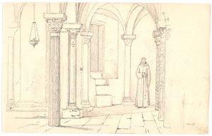 Krypta katedrály, Otranto od Martinus Rørbye
