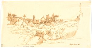 Monte Mario od Martinus Rørbye