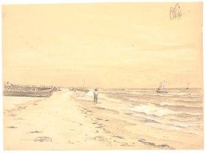 Část Sønderstrand, Skagen od Martinus Rørbye