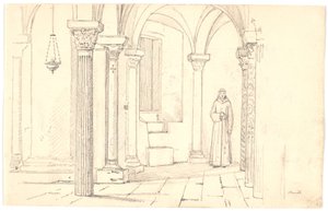 Krypta katedrály, Otranto od Martinus Rørbye