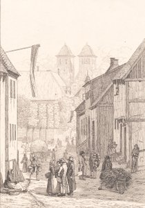 Trhový den ve Viborgu od Martinus Rørbye