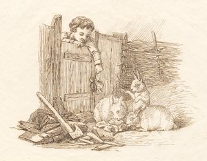 Ilustrace k "Půl sta bajek pro děti" od Hey od Martinus Rørbye