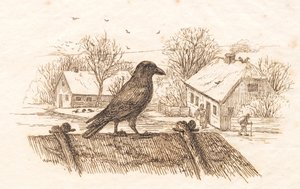 Ilustrace k "Půl sta bajek pro děti" od Hey od Martinus Rørbye