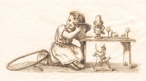 Ilustrace k "Půl sta bajek pro děti" od Hey od Martinus Rørbye