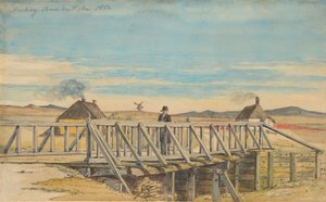 Krajina s mostem u Mosbjergu, 1833. od Martinus Rørbye