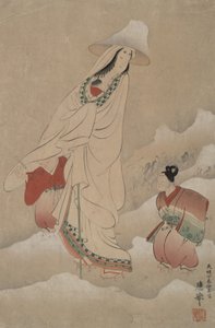 Paní Šizuka a její děti od Maruyama Okyo