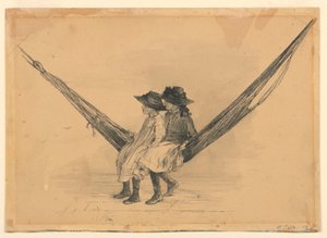Mary a Eleanor Hague v houpací síti