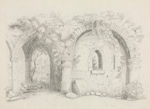 Ruiny, asi 1840.
